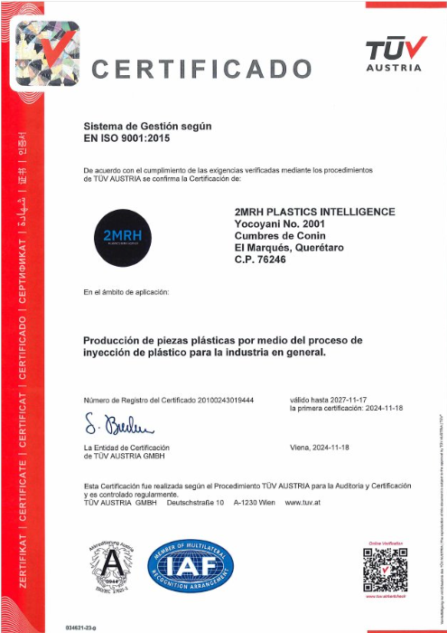 Certificación ISO 9001